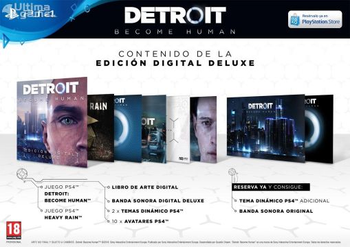 Ediciones de Detroit: Human en Ultimagame