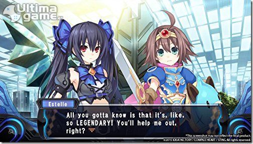 Blanc nos muestra sus habilidades en Hyperdevotion Noire: Goddess Black Heart