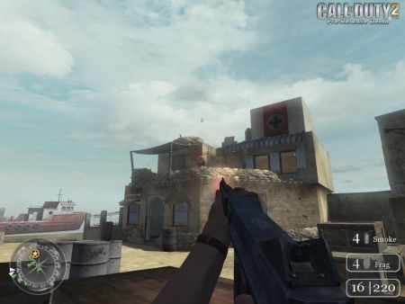 La versin Xbox 360 de Call of Duty 2, tiene un pequeo bug que bloquea el juego