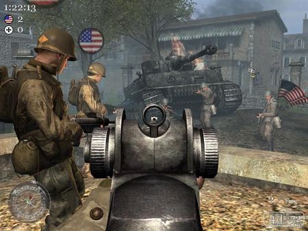 La versin Xbox 360 de Call of Duty 2, tiene un pequeo bug que bloquea el juego