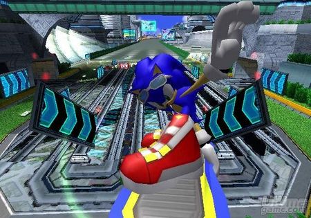 Presentaci�n de algunos circuitos de Sonic Riders, en formato video