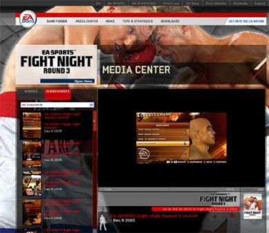 El modo Get in the Ring de Fight Night Round 3 para PlayStation 3, en vídeo