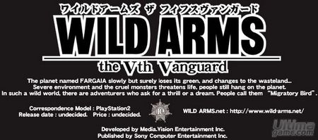 Wild Arms 5 ya est en camino a los Estados Unidos