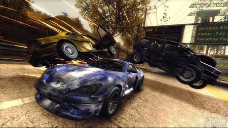 Las diferencias de Burnout Revenge para Xbox 360, en vdeo