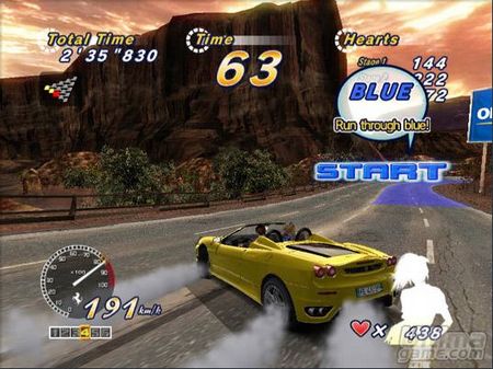 Primeras imgenes de la versin PlayStation 2 de OutRun 2006 Coast to Coast