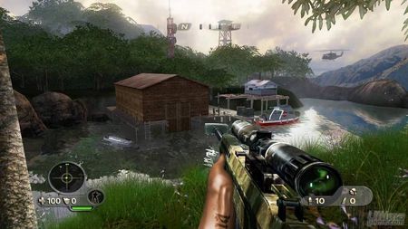 M�s ejemplos de renderizado del agua en Far Cry Instincts Predator para Xbox 360