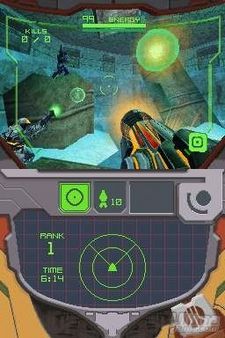Metroid Prime Hunters para Nintendo DS soportar chat de voz por IP