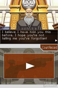 Nuevas imgenes de Phoenix Wright - Justice For All