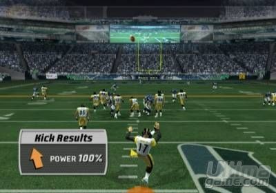 Algunos de los ejemplos de movimientos que podremos hacer en Madden NFL 2007 para Wii