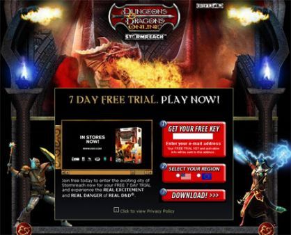 Atari nos da la oportunidad de probar gratis Dungeons & Dragons Online Stormreach
