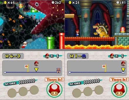 New Super Mario Bros en movimiento