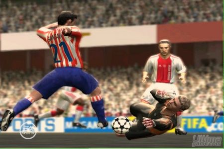 Real Madrid - Villareal en FIFA 07 de Xbox 360