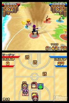 Galera de imgenes de Mario Slam Basketball
