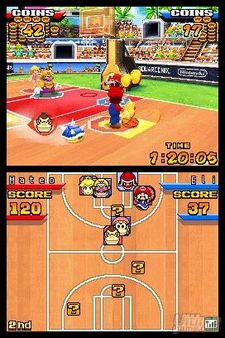 Galera de imgenes de Mario Slam Basketball