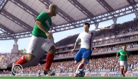 Real Madrid - Villareal en FIFA 07 de Xbox 360