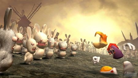 Los nuevos poderes de Rayman Raving Rabbids para DS te dejarn helado