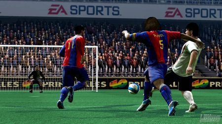 Real Madrid - Villareal en FIFA 07 de Xbox 360