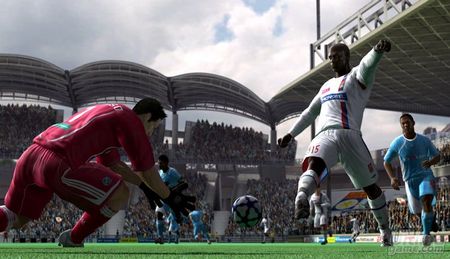 Real Madrid - Villareal en FIFA 07 de Xbox 360