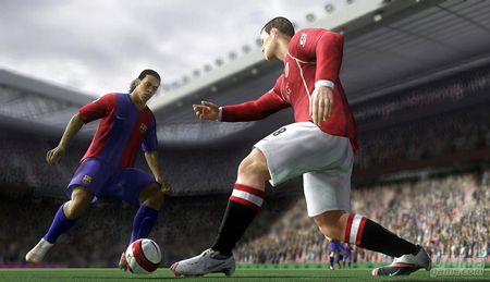 Real Madrid - Villareal en FIFA 07 de Xbox 360