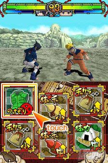 Naruto - Ninja Destiny. La luchas de tus personajes favoritos inundan tu DS, esta vez en 3D