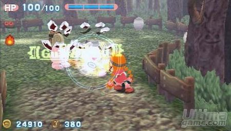 Gurumin asalta Nintendo 3DS