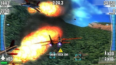 Nuevas imgenes de After Burner - Black Falcon para PSP