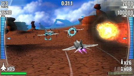 Conquista los cielos virtuales de PSP con After Burner: Black Falcon