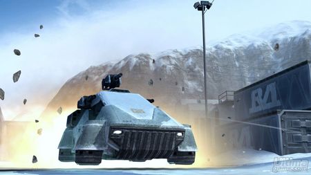 El nuevo IFV Goliath de la expansin de Battlefield 2142, Northern Strike, en accin