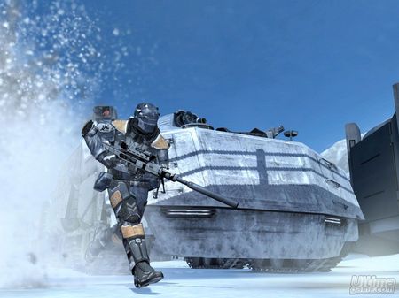 El nuevo IFV Goliath de la expansin de Battlefield 2142, Northern Strike, en accin