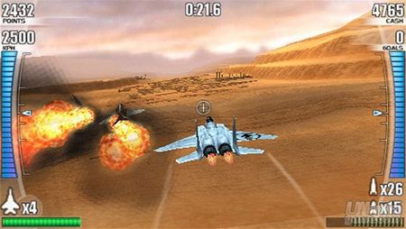 Conquista los cielos virtuales de PSP con After Burner: Black Falcon