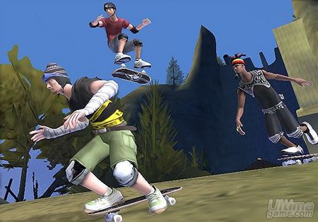 Nuevas imgenes y detalles de la versin PS2 de Tony Hawk Downhill Jam