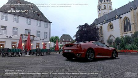Contempla el Ferrari F1 2007, un coche exclusivo para la versin PAL de Gran Turismo 5 Prologue