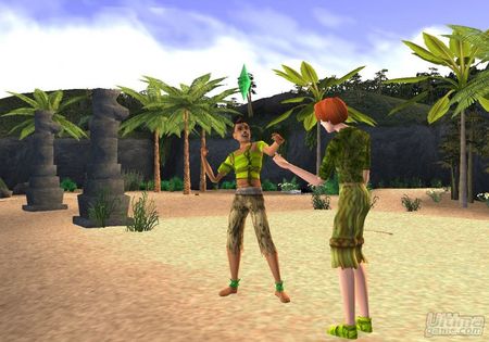 Ayuda a tus Sims a sobrevivir en una isla desierta en Sims 2: Nafragos 
