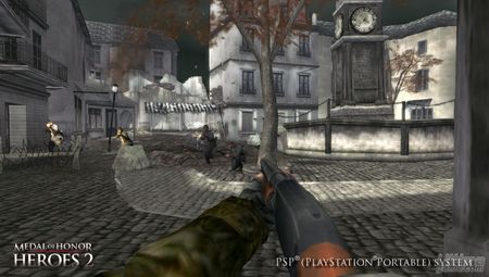 La versin para PSP de Medal of Honor Heroes 2, nos muestra su espectacular aspecto