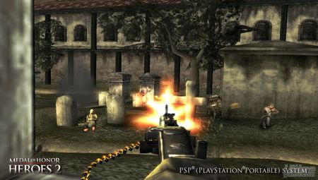 La versin para PSP de Medal of Honor Heroes 2, nos muestra su espectacular aspecto