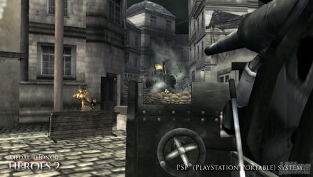 La versin para PSP de Medal of Honor Heroes 2, nos muestra su espectacular aspecto