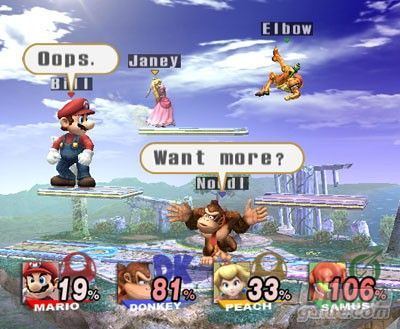 Sheik tambin repartir lea en Super Smash Bros. Brawl