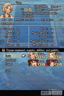 Primer vistazo a la versin en castellano de Final Fantasy XII Revenant Wings