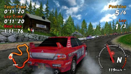 Primer vistazo a la versin para PSP de SEGA Rally