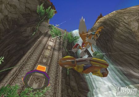 Blaze the Cat tambin correr en Sonic Riders - Zero Gravity