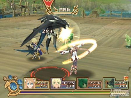 Tales of Symphonia - Dawn of the New World. Así es el rol en Wii