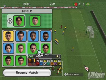 As� jugaremos a Pro Evolution Soccer 2008 en Wii