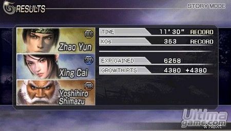 Nuevas imgenes de Warriors Orochi para PSP, el hack