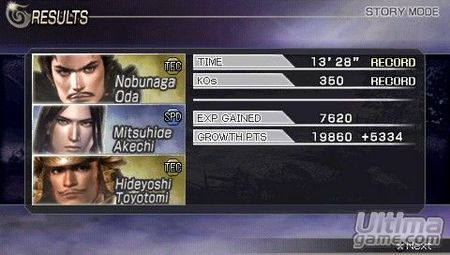 Nuevas im�genes de Warriors Orochi para PSP, el hack