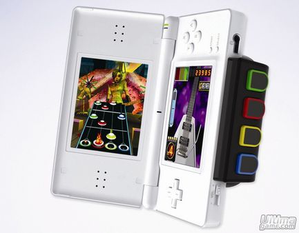 Descubre la apariencia de Guitar Hero On Tour de Nintendo DS