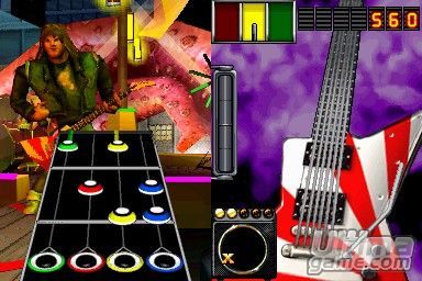 Descubre la apariencia de Guitar Hero On Tour de Nintendo DS