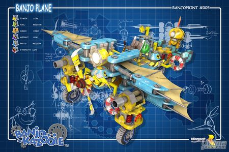 Microsoft filtra el aspecto de lo que ser la tercera entrega de la saga Banjo Kazooie en Xbox 360