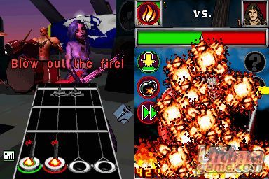 Descubre la apariencia de Guitar Hero On Tour de Nintendo DS