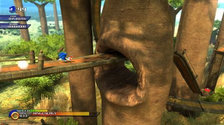 E3 08. SEGA nos desvela la transformacin en erizo-lobo del erizo azul en Sonic Unleashed.