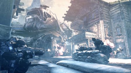 Gears of War 2. �C�mo quiere su nivel de violencia: peque�o, mediano o grande?